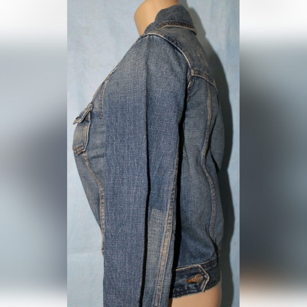 Denim Jacket Large Lg - Picture 3 of 6